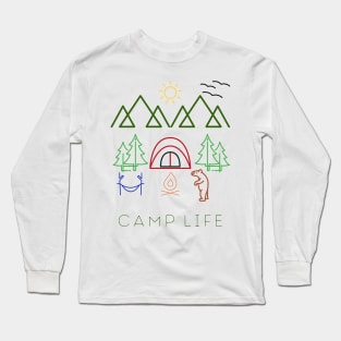 Camp Life - Full Color Long Sleeve T-Shirt